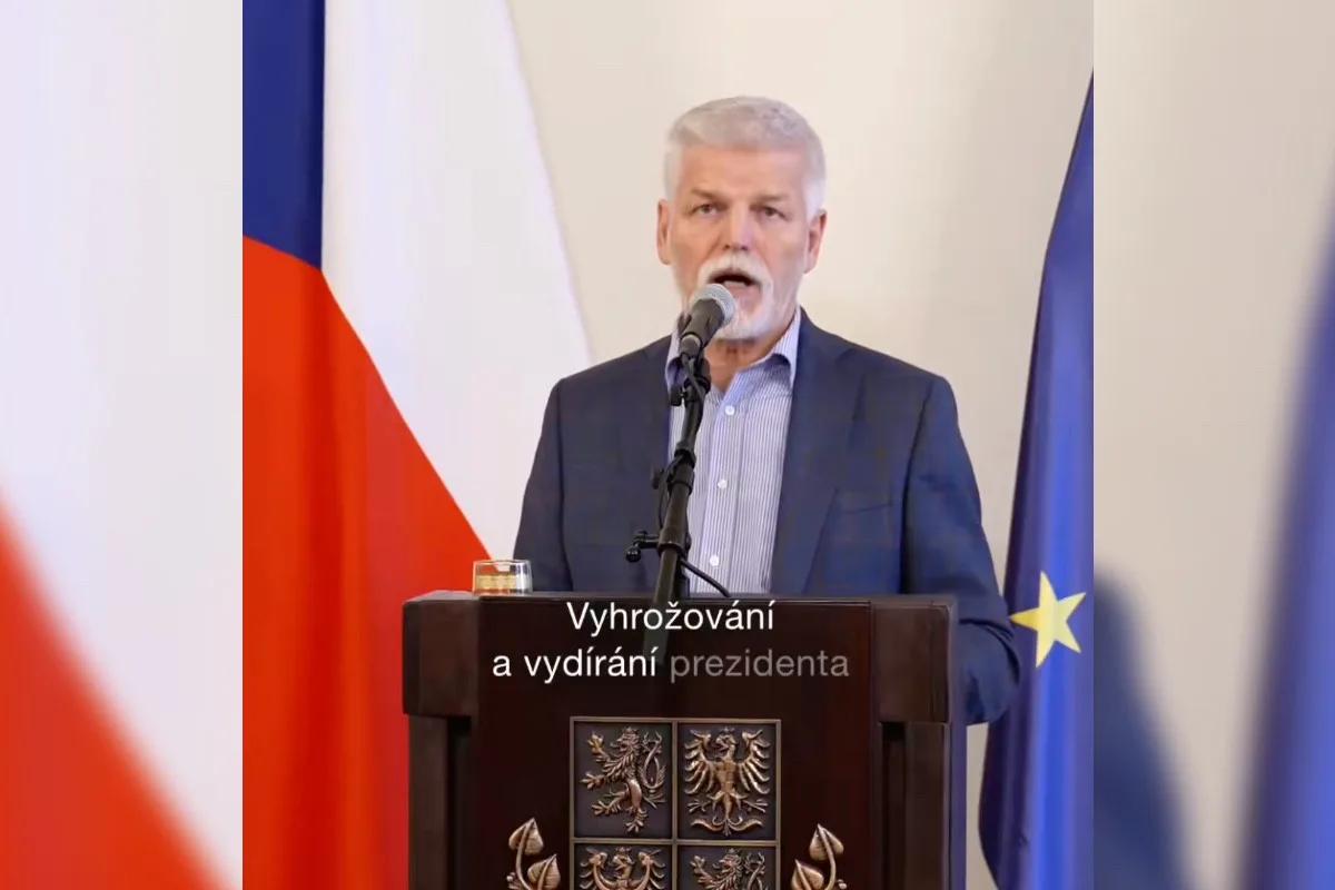 Petr Pavel na tiskové konferenci.