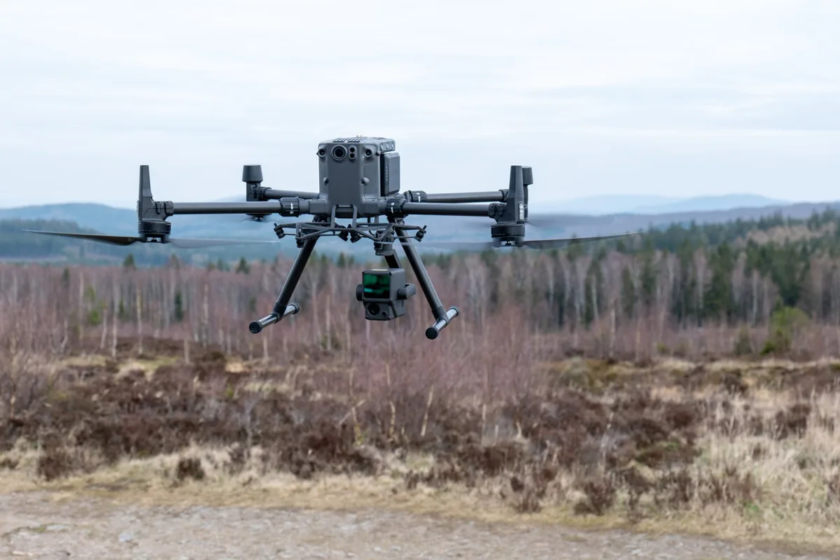 Dron v akci