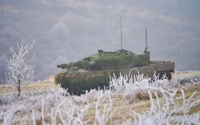 Česká armáda na Doupově poprvé testuje nové tanky Leopard, náročné cvičení prověří techniku i vojáky