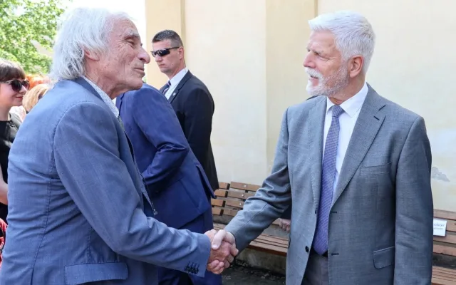 Zámek v Malči, kde pobývali Rieger a Palacký, navštívil prezident Pavel
