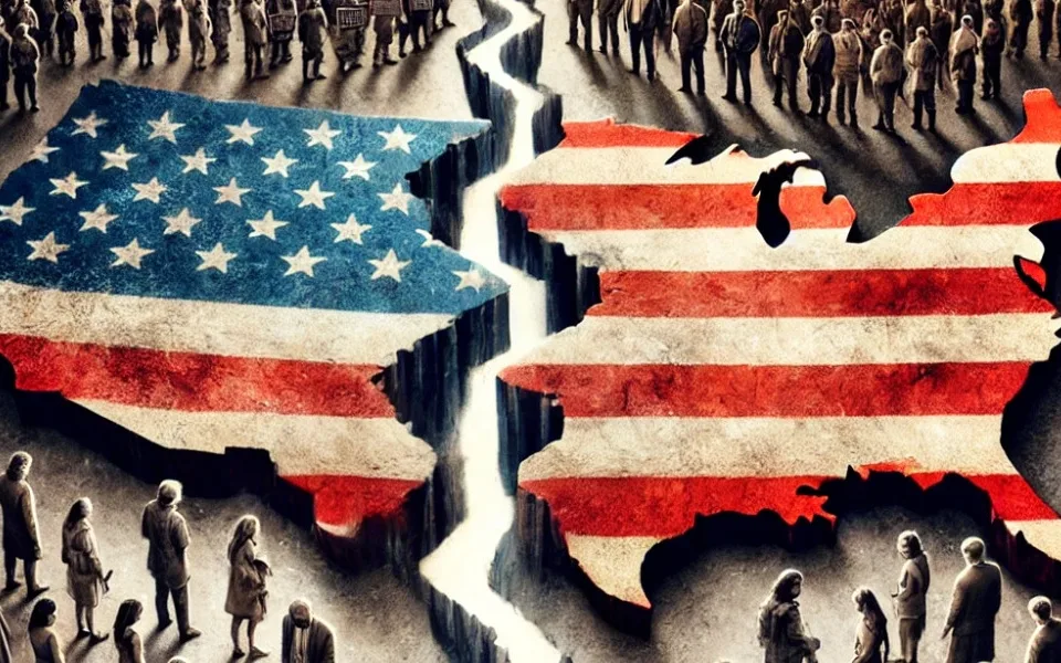 Američané jsou rozděleni více než kdy dříve, ukazuje průzkum