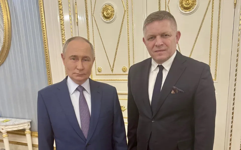 Robert Fico v Moskvě: Slovensko řeší dodávky plynu a vztahy s Ruskem