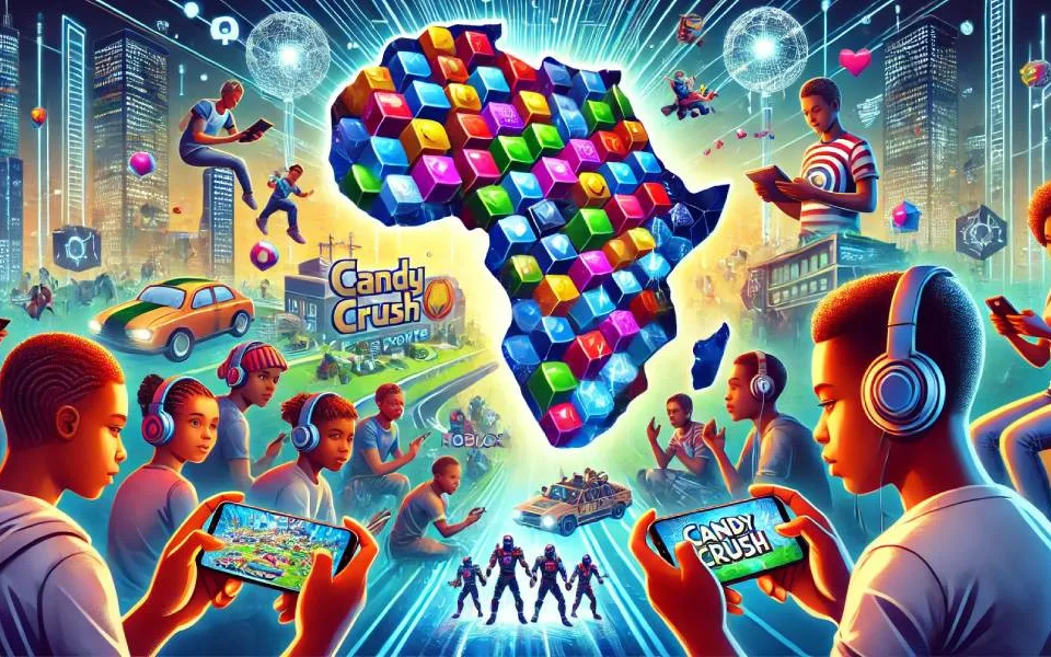 Africký herní průmysl roste rekordním tempem, táhne Candy Crush nebo Roblox