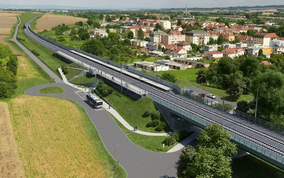 Dvě stě za sucha i deště – modernizace železniční trati zahájena