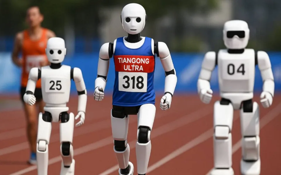 Kde udělali soudruzi chybu? Na čínském robotím maratonu doběhly jen čtyři stroje