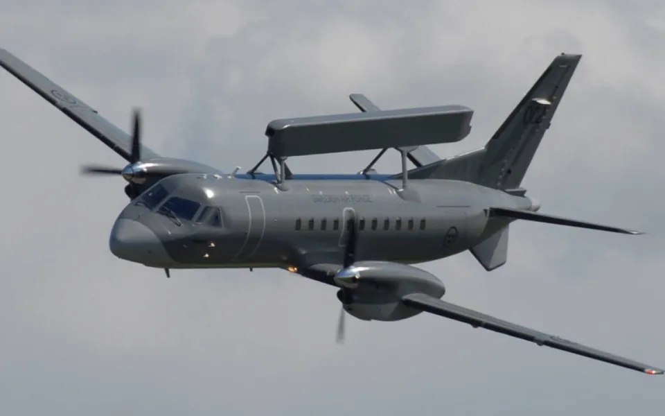 Saab 340 AEW&amp;C nad Ukrajinou? Video to naznačuje